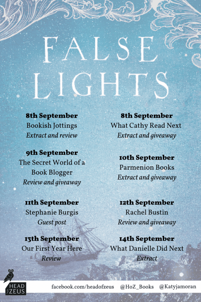 False Lights blog tour banner