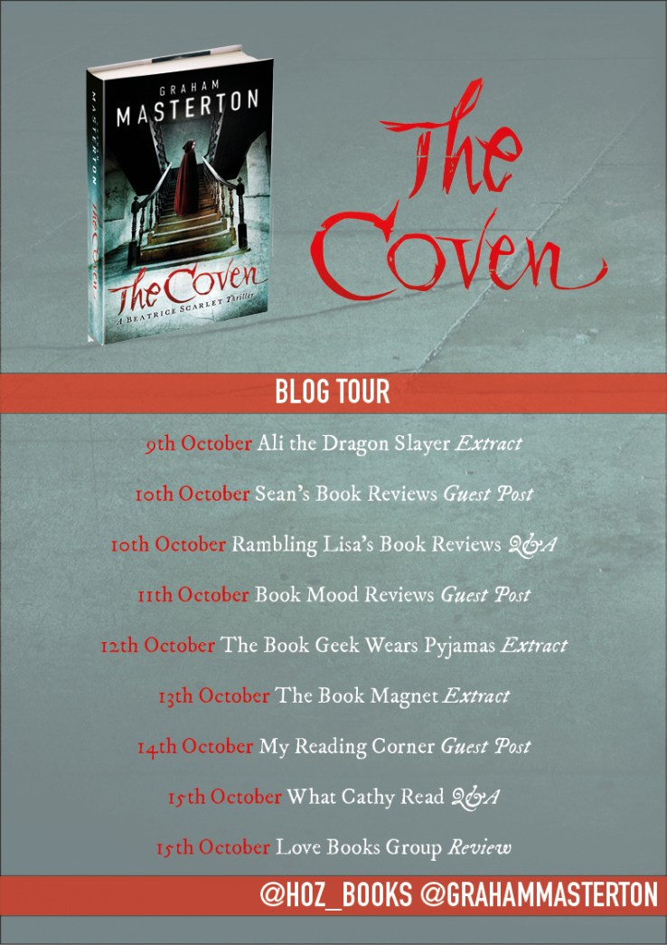 The Coven blog tour banner