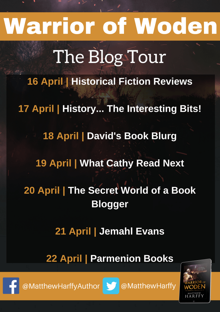 Warrior of Woden blog tour banner
