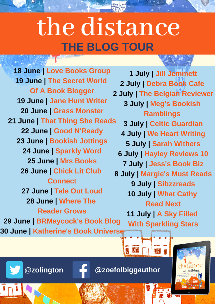 The Distance blog tour poster (1)