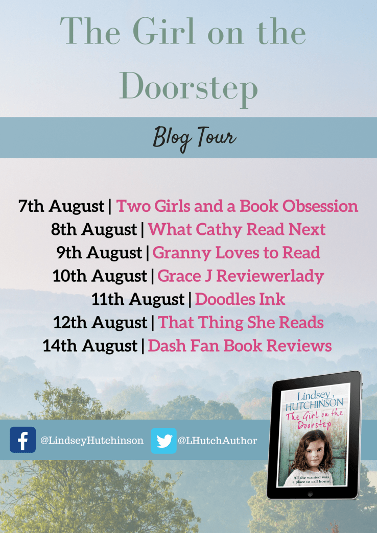 The Girl on the Doorstep Blog tour poster