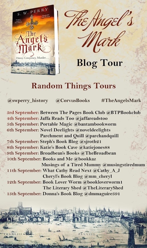 The Angels Mark Blog Tour poster