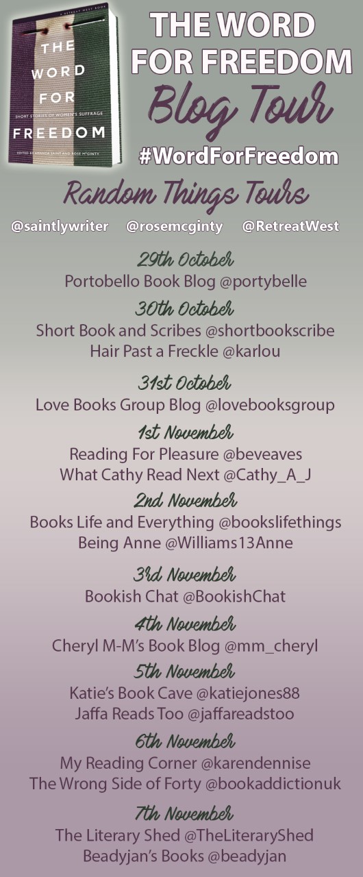 The Word for Freedom Blog Tour Poster