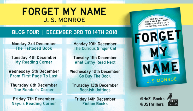 Forget My Name Blog Tour