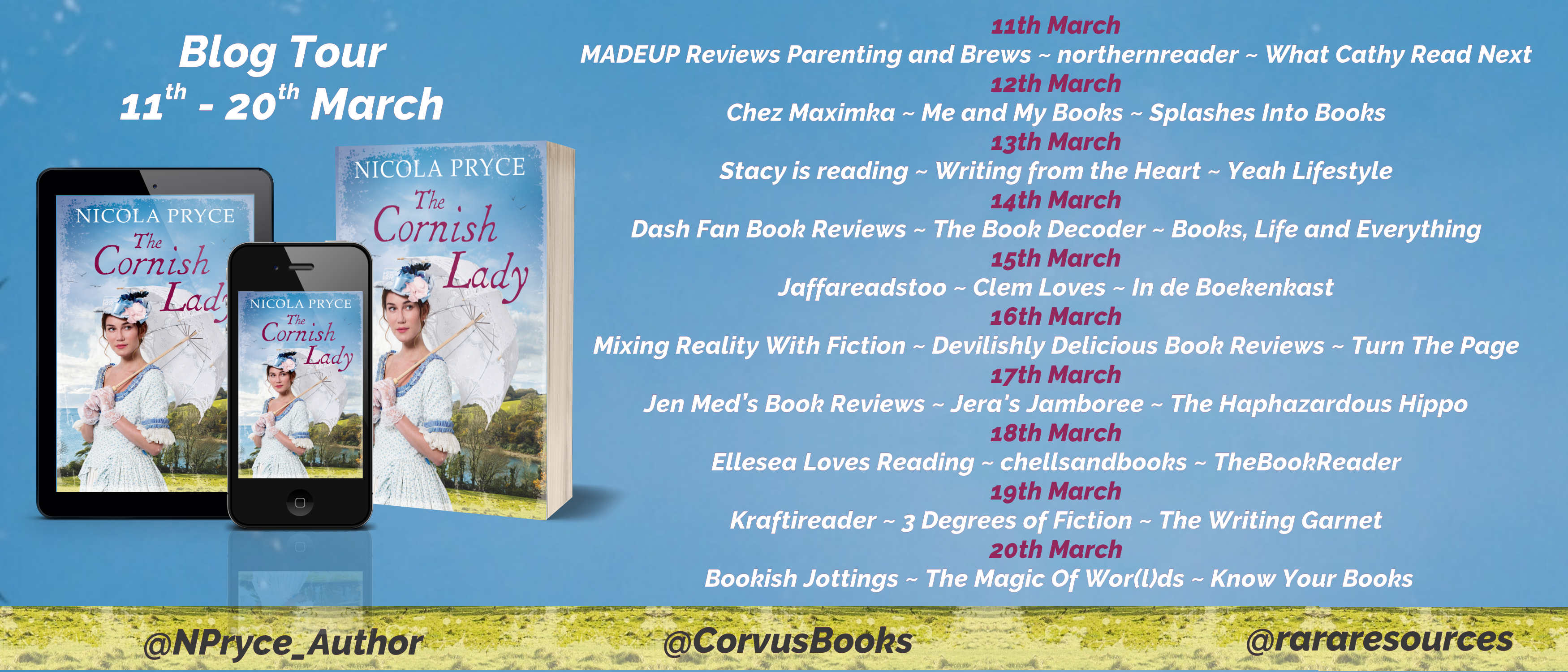 The Cornish Lady Full Tour Banner