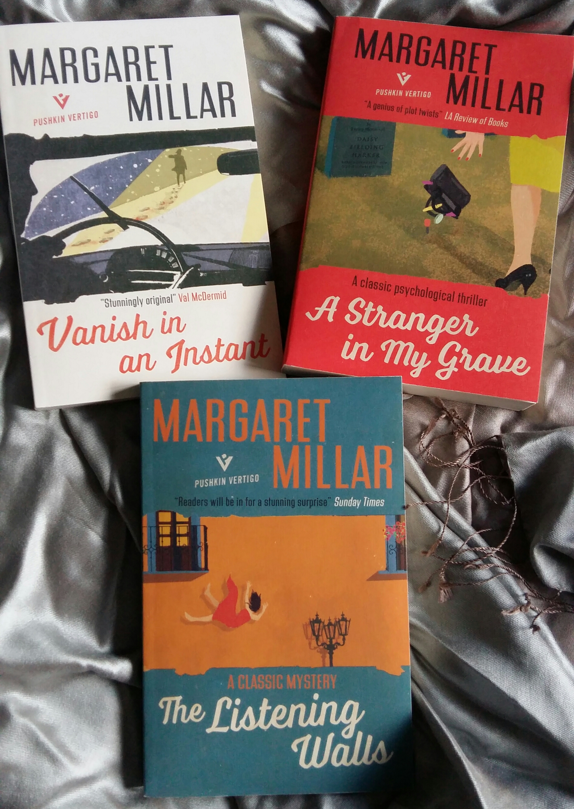 Margaret Millar Vanish In An Instant A Stranger in My Grave The Listening Walls