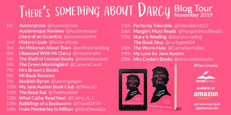 Darcy Blog Tour Schedule