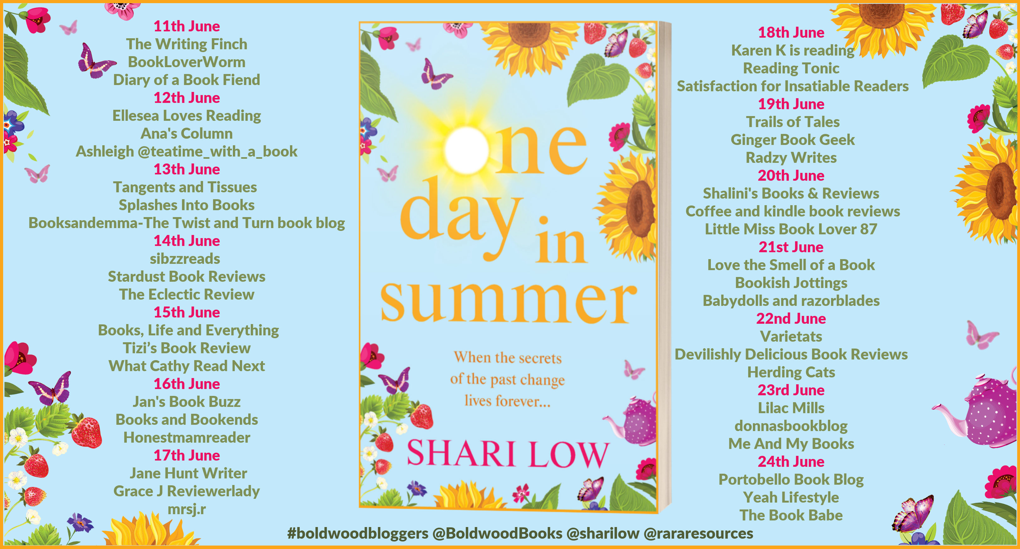 One Day In Summer Full Tour Banner