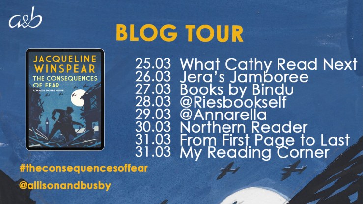 The Consequences of Fear Blog Tour Twitter Graphic