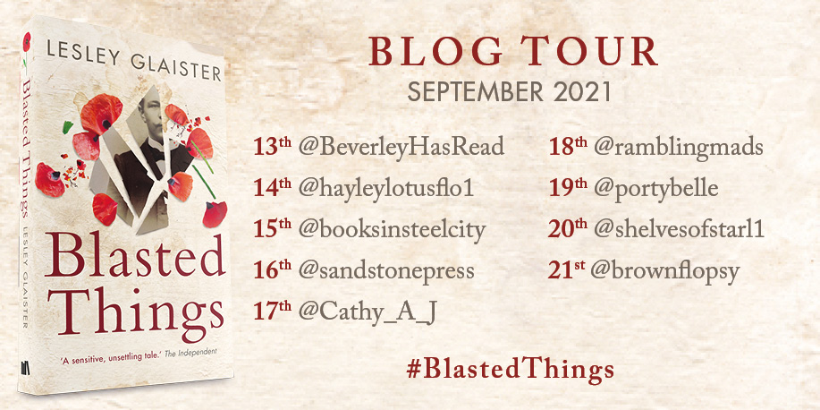 Blasted things blog tour twitter banner