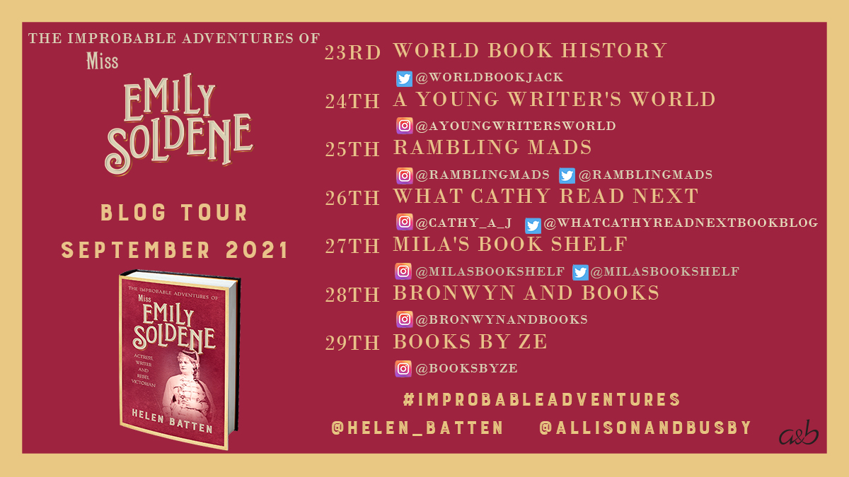 Improbable Adventures Twitter blog tour graphic