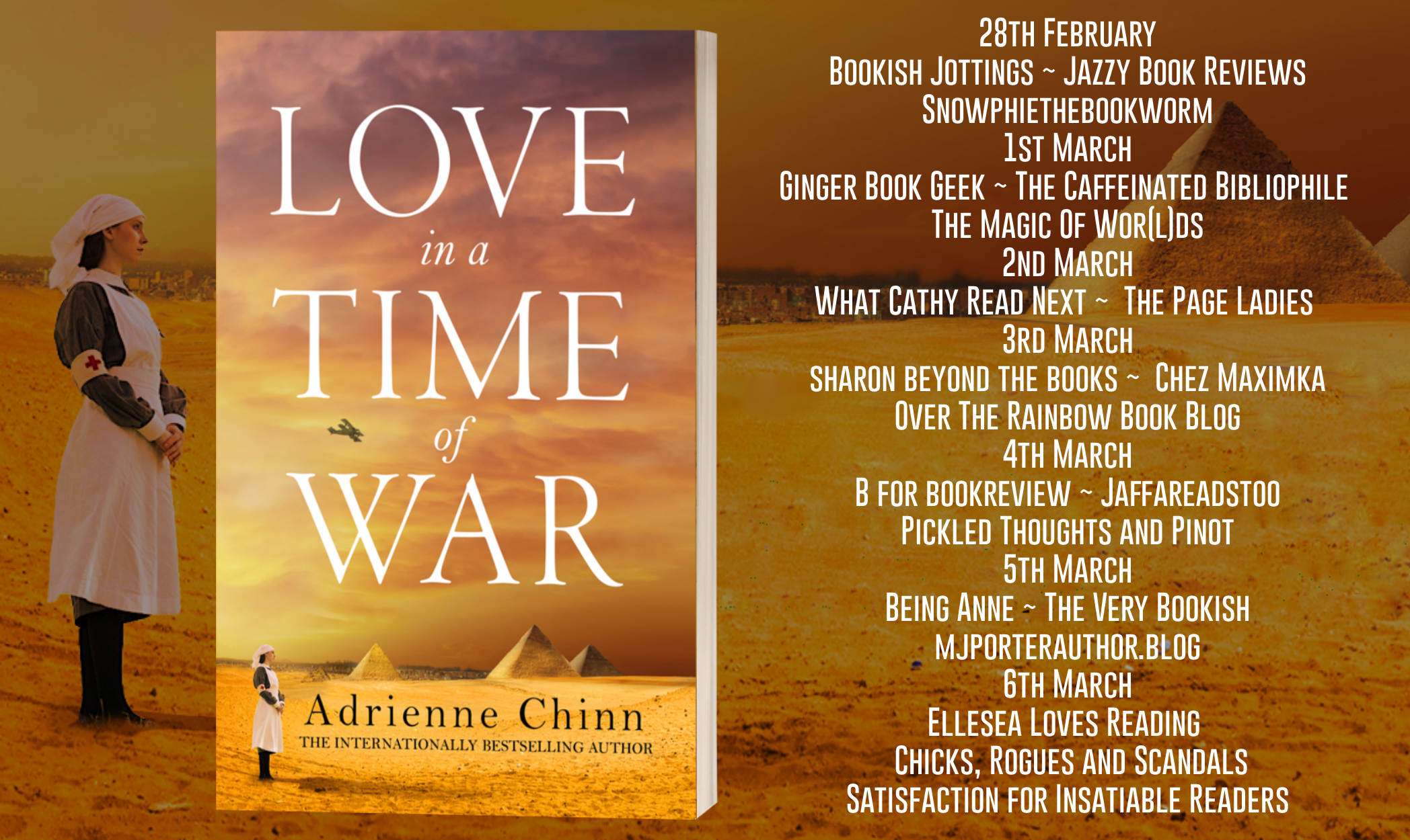 Love In A Time of War Full Tour Banner