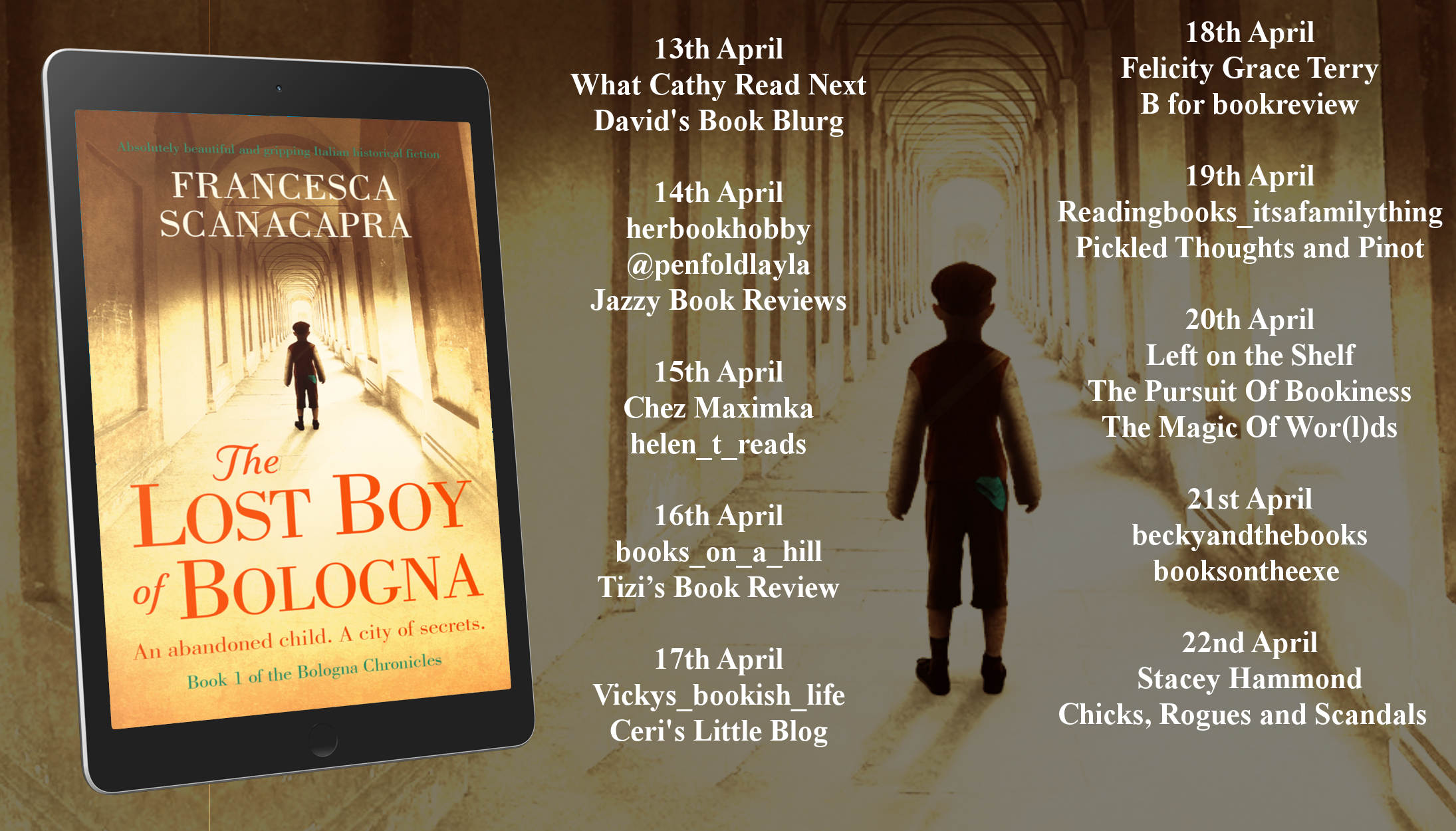 The Lost Boy of Bologna Full Tour Banner