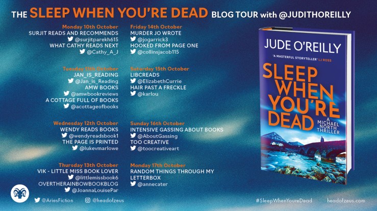 Sleep When You're Dead Blog Tour Banner