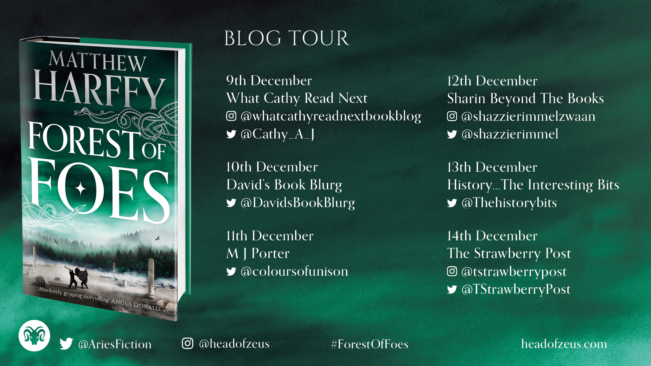BLOG TOUR BANNER Forest of Foes