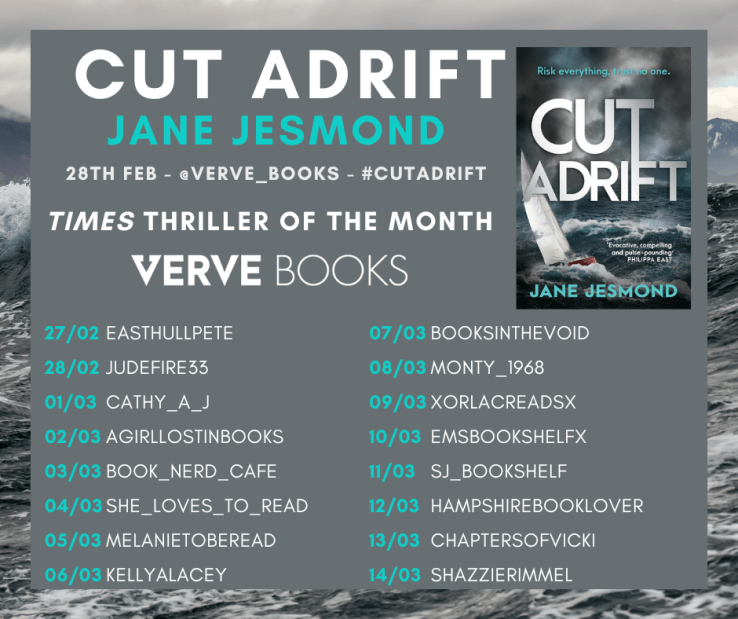 Cut Adrift - blog tour poster