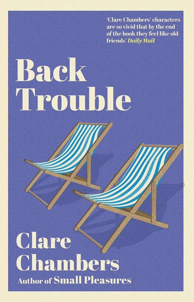 Book cover of novel, Back Trouble by Clare Chambers