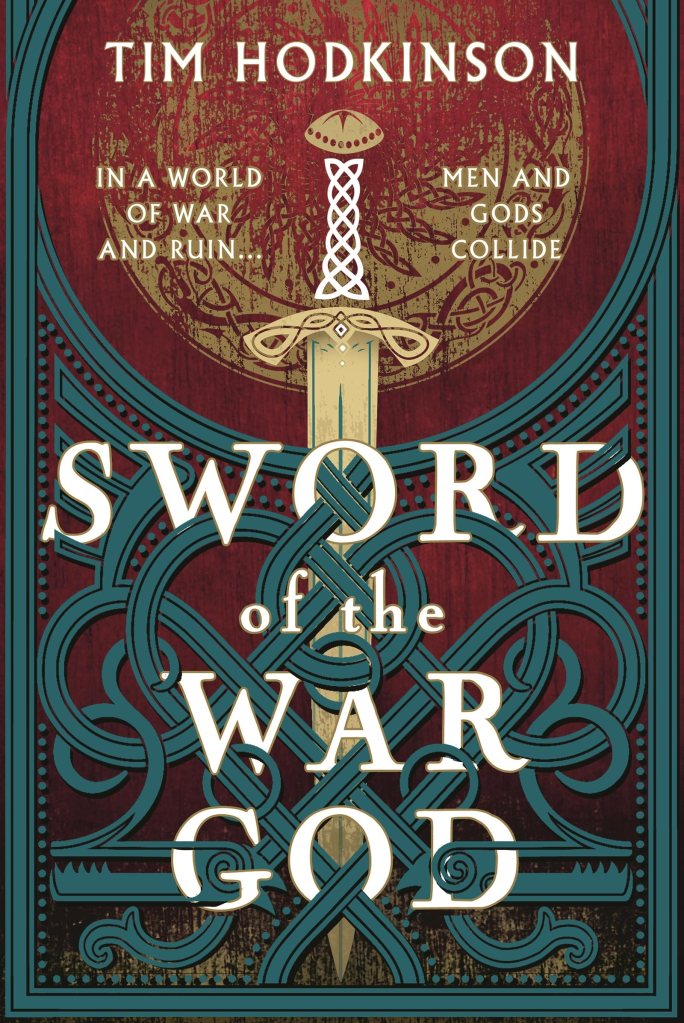 Book cover of Sword of the War God by Tim Hodkinson